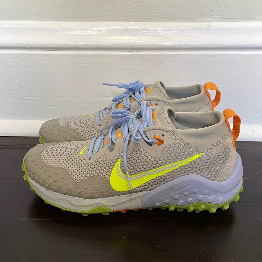 Nike Wildhorse 7 Light Iron Ore Volt Trail Running Shoes In Men’s 6/Women’s 8